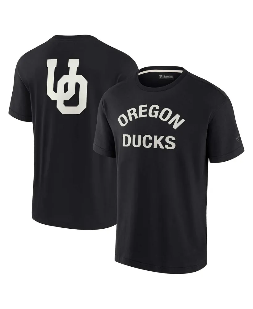 Men's and Women's Fanatics Signature Black Oregon Ducks Super Soft Short Sleeve T-shirt