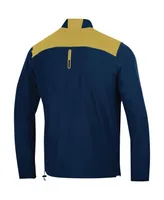 Men's Under Armour Navy Notre Dame Fighting Irish 2023 Motivate Half-Zip Top