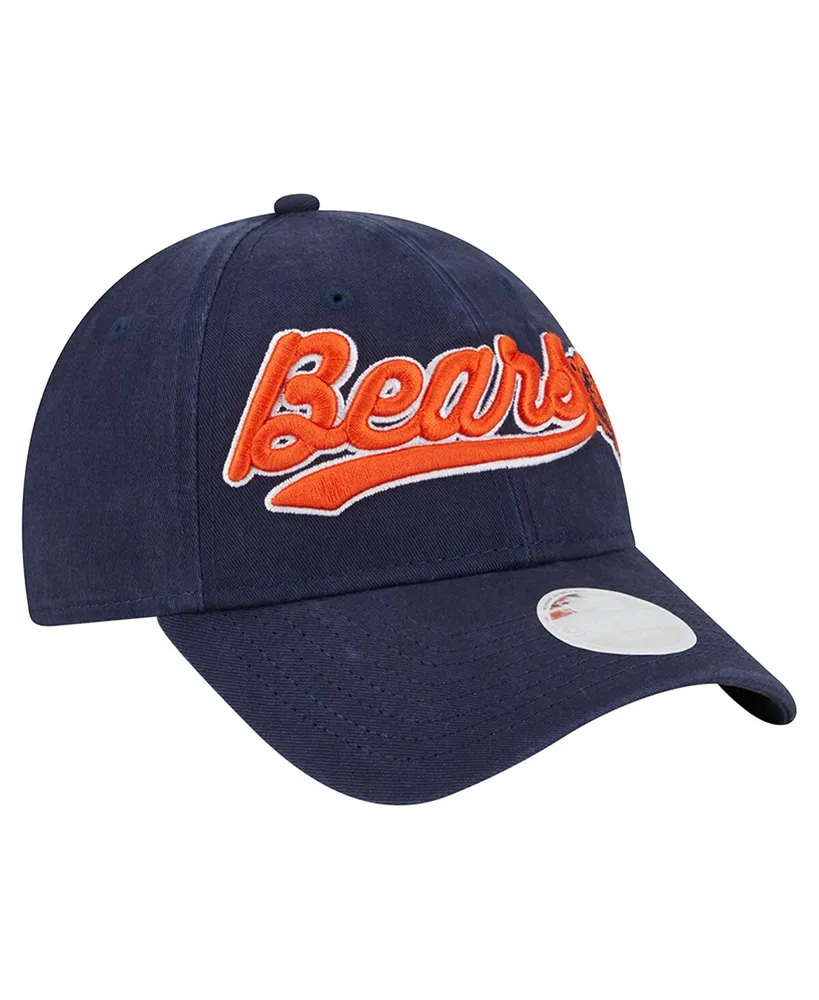 Women's New Era Navy Chicago Bears Cheer 9FORTY Adjustable Hat