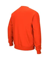 Men's Colosseum Orange Clemson Tigers Arch & Logo Pullover Sweatshirt