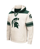 Men's Colosseum Michigan State Spartans 2.0 Lace-Up Pullover Hoodie