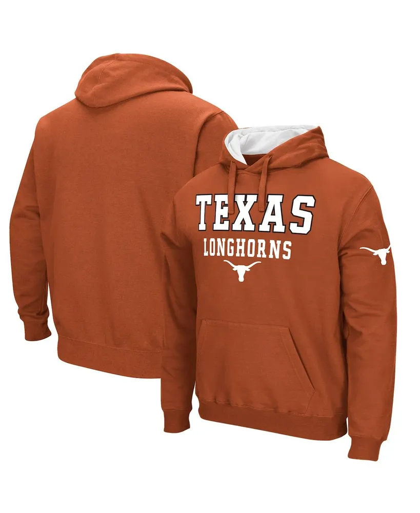 Men's Colosseum Burnt Orange Texas Longhorns Sunrise Pullover Hoodie
