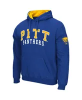 Men's Colosseum Royal Pitt Panthers Double Arch Pullover Hoodie