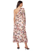 Lost + Wander Women's Thea Floral-Print One-Shoulder Maxi Dress