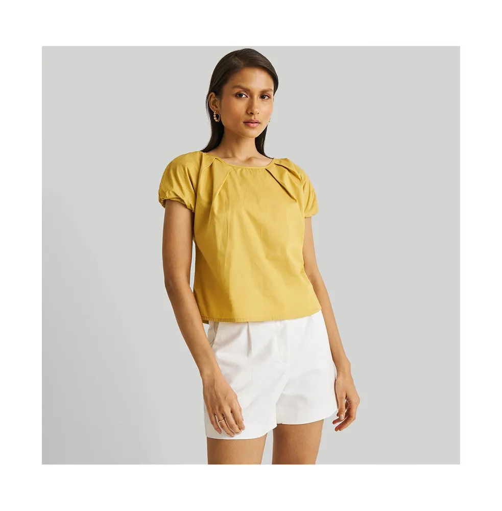 Balloon Sleeve Women's Top