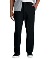 Haggar Men's Premium Comfort Stretch Classic-Fit Solid Flat Front Dress Pants