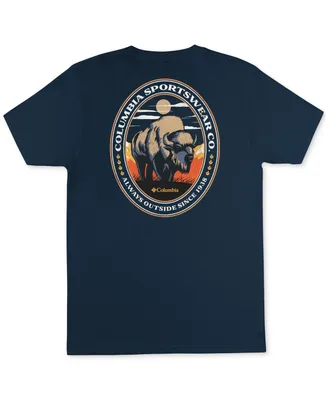 Columbia Men's Short-Sleeve Buffalo Graphic T-Shirt