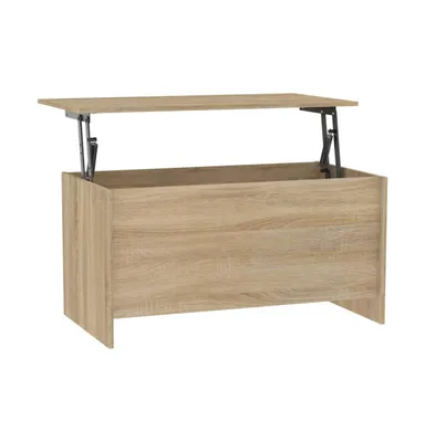 Coffee Table Sonoma Oak 40.2"x21.9"x20.7" Engineered Wood