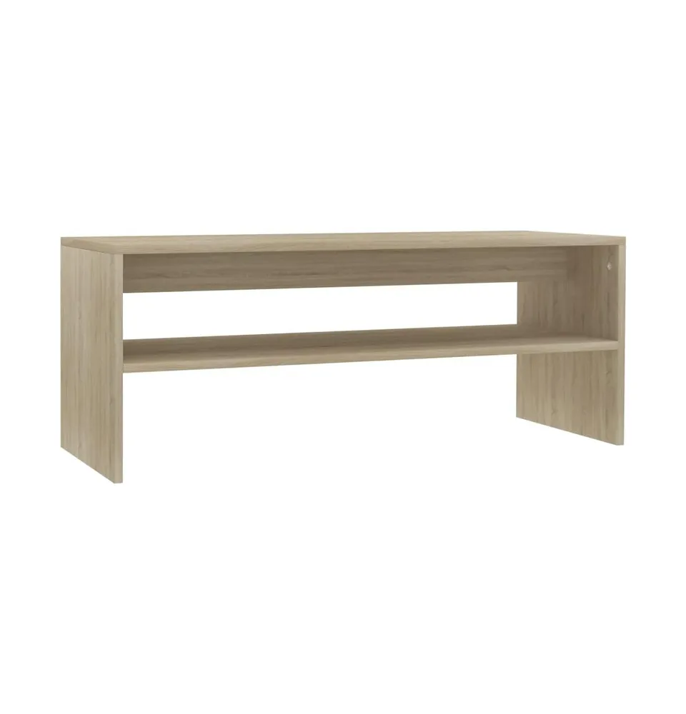 Coffee Table Sonoma Oak 39.4"x15.7"x15.7" Engineered Wood