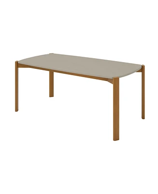 Manhattan Comfort Gales 70.87" Medium Density Fiberboard Rectangular Dining Table