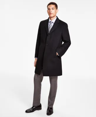 Kenneth Cole Reaction Men's Classic-Fit Solid Overcoats