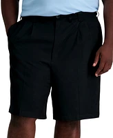 Haggar Men's Big & Tall Cool 18 Pro Classic-Fit Stretch Pleated 9.5" Shorts