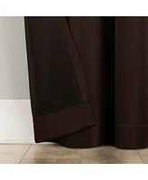 Brandon Magnetic Closure Room Darkening Grommet Curtain Panel Pair