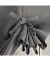 Preston Energy Saving Blackout Rod Pocket Window Tie-up Shade