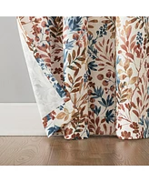 Amelie Botanical Print Room Darkening Grommet Curtain Panel