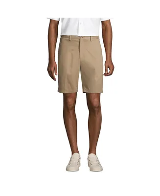 Lands' End Men's Big & Tall Traditional Fit 9 Inch No Iron Chino Shorts