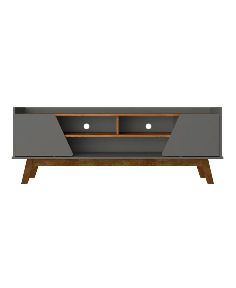 Manhattan Comfort Marcus 62.99" Medium Density Fiberboard 5-Shelf Tv Stand