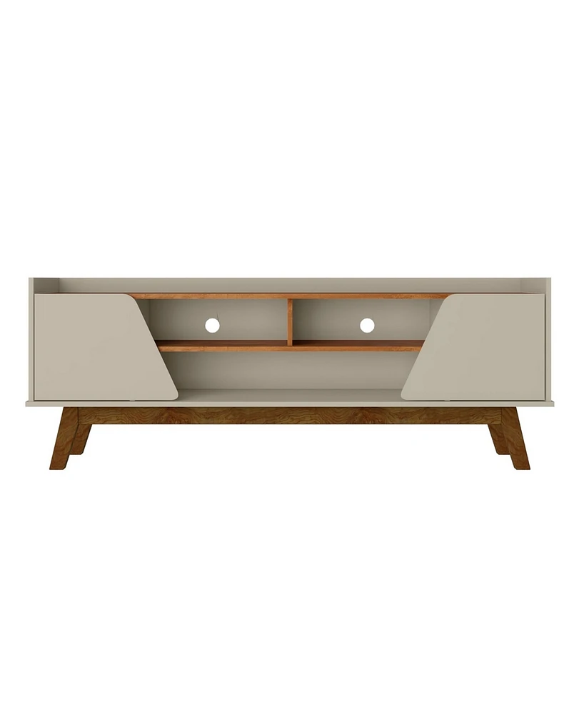 Manhattan Comfort Marcus 62.99" Medium Density Fiberboard 5-Shelf Tv Stand