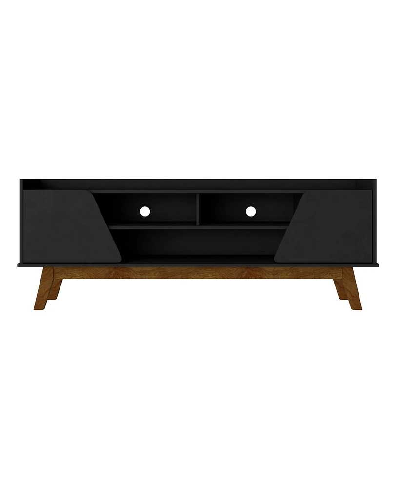 Manhattan Comfort Marcus 62.99" Medium Density Fiberboard 5-Shelf Tv Stand