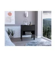 Depot E-shop Caladium Nightstand, One Drawer, Open Shelf