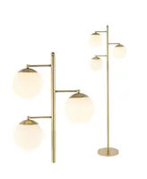 Jonathan Y Ellie Modern Retro Iron Led Floor Lamp