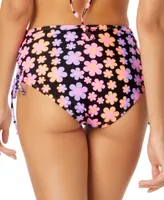 Salt + Cove Juniors' Side-Lace-Up High Waist Bikini Bottoms, Created for Macy's