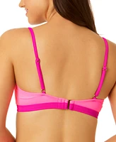 Salt + Cove Juniors' V-Wire Ribbed Bralette Bikini Top, Created for Macy's