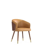 Manhattan Comfort Reeva 22.5" Faux Leather Upholstered Dining Chair