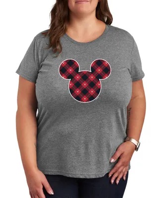 Air Waves Trendy Plus Size Disney Holiday Graphic T-shirt