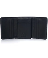 Alpine Swiss Rfid Mens Wallet Deluxe Capacity Trifold With Divided Bill Section
