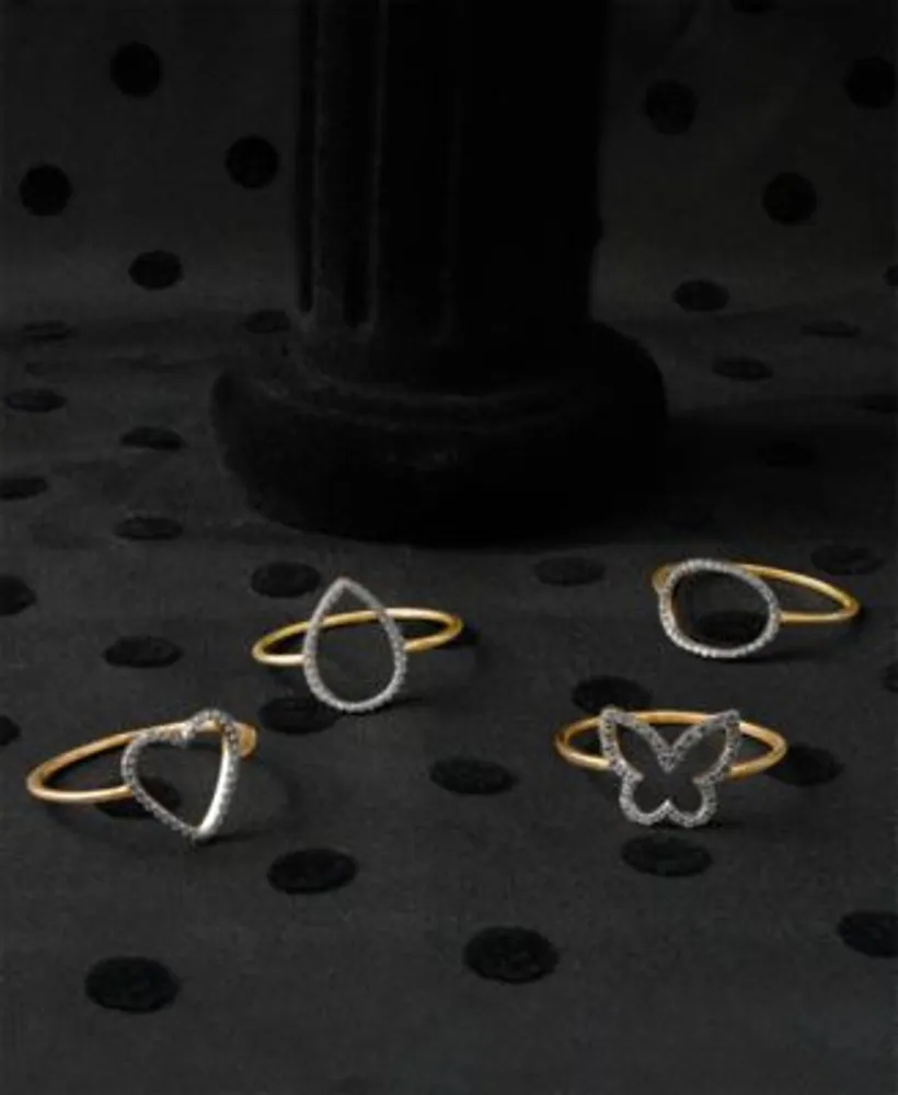 Wrapped Diamond Ring Collection In 10k Gold Created For Macys