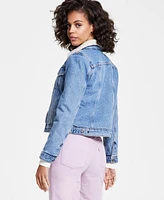 Levi's Women's Original Denim Trucker with Sherpa Lining