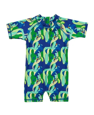 Baby Boys Toucan Jungle Sustainable Ss Sunsuit