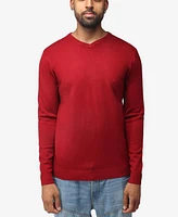 X-Ray Men's Basic V-Neck Pullover Midweight Sweater