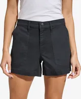 Calvin Klein Jeans Women's Mid Rise Utility Denim Shorts