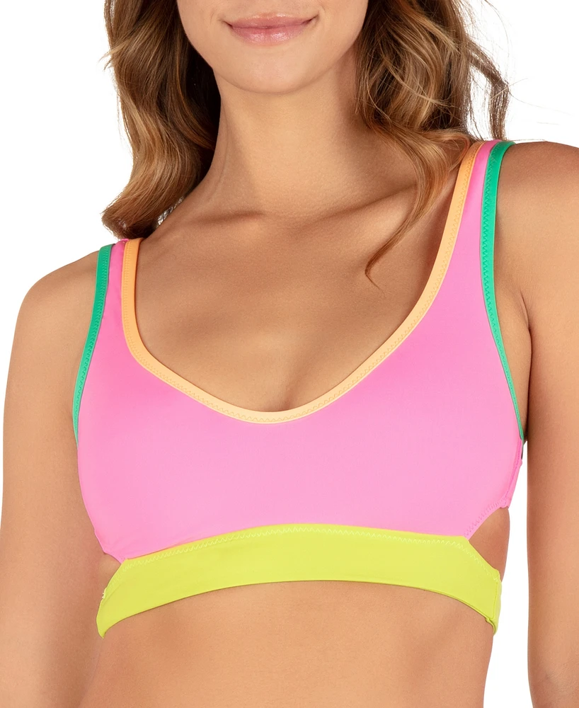 Hurley Juniors' Around The Block Bikini Top