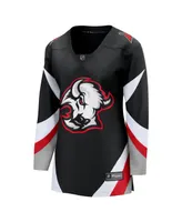 Women's Fanatics Black Buffalo Sabres Alternate Premier Breakaway Blank Jersey