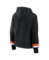 Women's Fanatics Black San Francisco Giants Over Under Pullover Hoodie