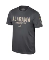 Men's Colosseum Charcoal Alabama Crimson Tide Oht Military-Inspired Appreciation T-shirt