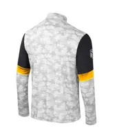 Men's Colosseum Camo Appalachian State Mountaineers Oht Military-Inspired Appreciation Tomahawk Quarter-Zip Windshirt