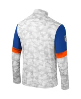 Men's Colosseum Camo Florida Gators Oht Military-Inspired Appreciation Tomahawk Quarter-Zip Windshirt