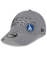 Men's New Era Gray Los Angeles Dodgers 2023 Nl West Division Champions Locker Room 9FORTY Adjustable Hat