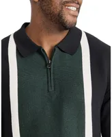 Johnny Bigg Mens Braxton Splice Polo Sweater Big & Tall