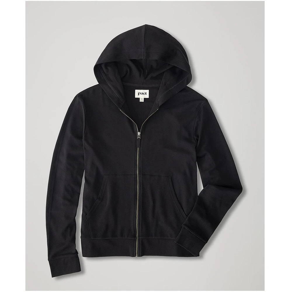 Organic Cotton Airplane Zip Hoodie