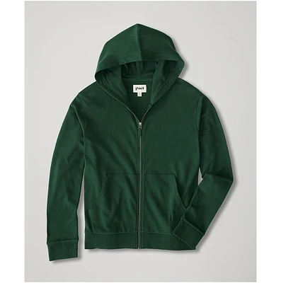 Organic Cotton Airplane Zip Hoodie