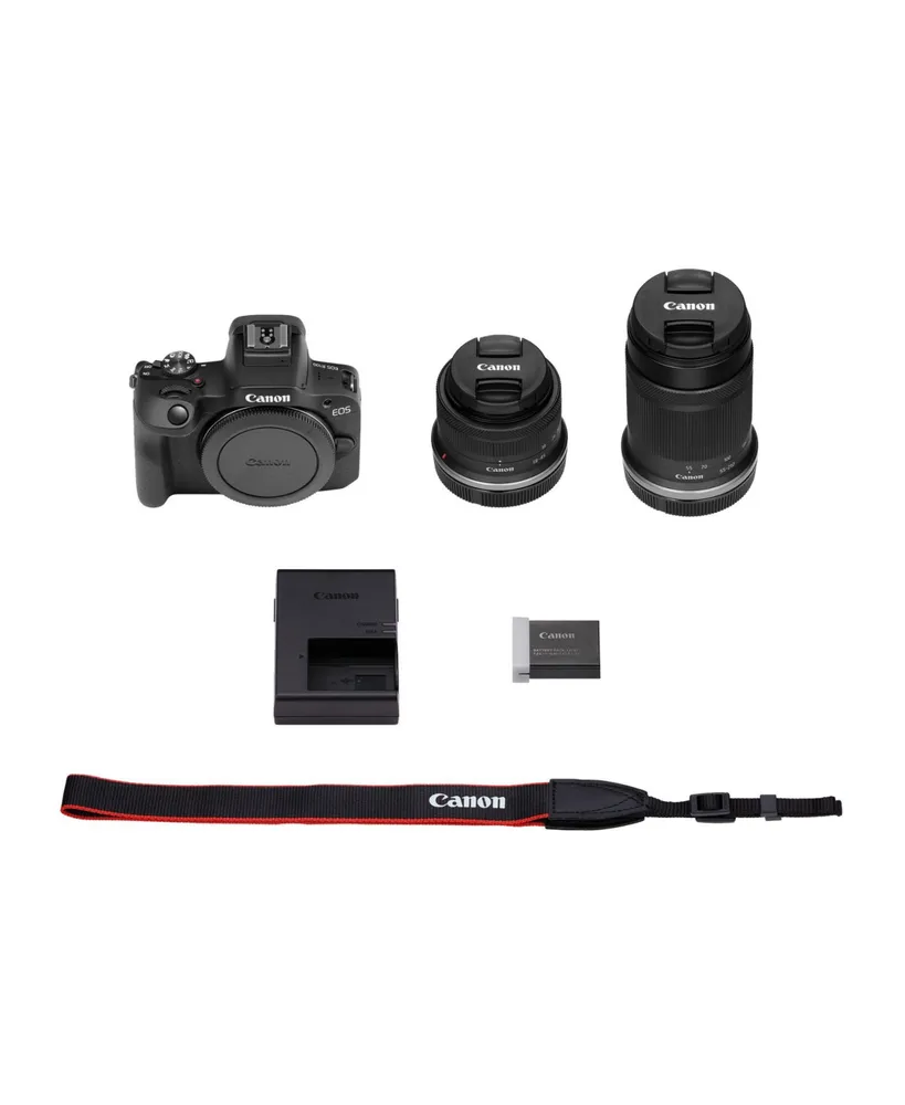 Canon Eos R100 Mirrorless Camera with 18-45mm and 55-210mm Lenses