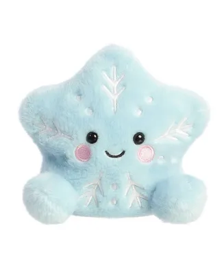 Aurora Mini Frosty Snowflake Palm Pals Adorable Plush Toy Blue 5"