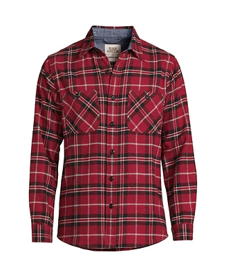 Blake Shelton x Lands' End Tall Traditional Fit Rugged Work Shirt