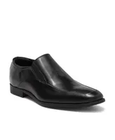 Rush Gordon Men's Men s Jackson Dress Leather Double Gore Slip-On Venetian Loafer