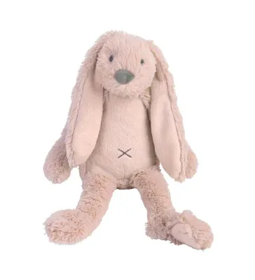 Rabbit Richie Old Pink Plush by Happy Horse 15 Inch Stuffed Animal Toy